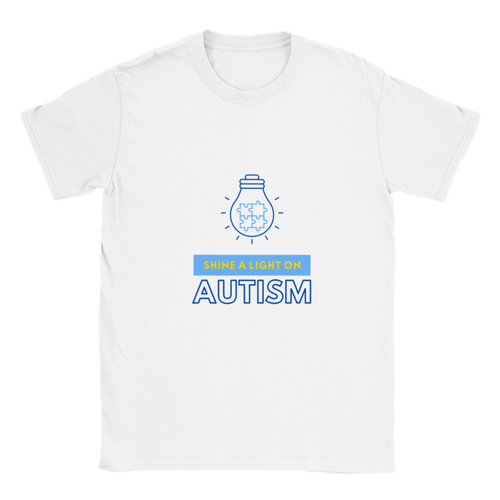 Shine a Light on Autism Kids T-shirt