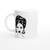 Black Head wrap  - White 11oz Ceramic Mug