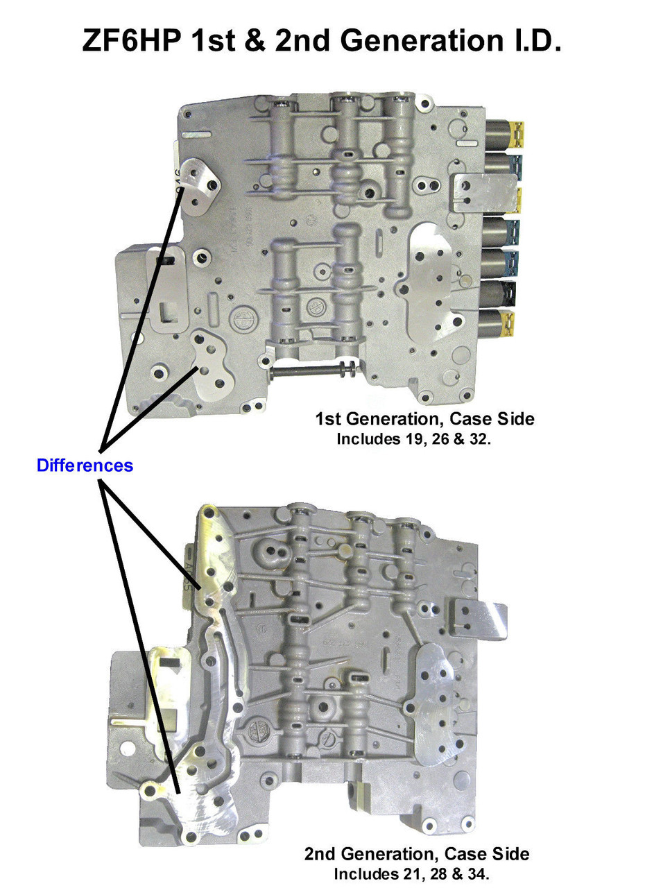 Audi ZF 6HP26, 09E Valve Body Rebuild Service