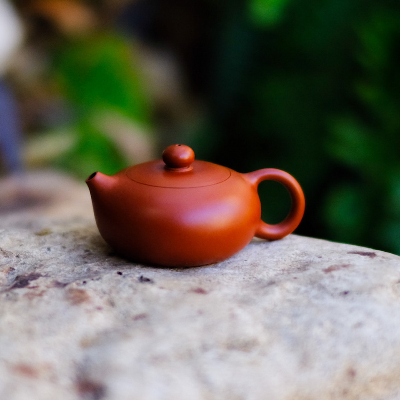 Flat Xishi Yixing Da Hong Pao Crimson Clay Teapot 扁西施宜興大紅袍朱泥茶壺