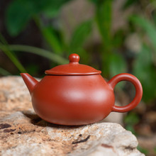 Shui Ping Crimson Clay Teapot 宜興朱泥水平壺- West China Tea