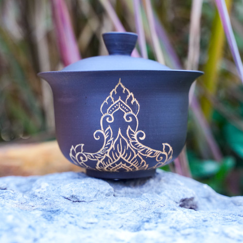 Dai Peacock Feather Flame Gaiwan