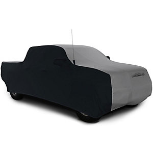 Coverking CVC1SS298AH2200 Custom Fit Satin with lycra yarns Indoor Car Cover - Black sides and gray insert