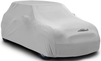 Coverking CVC1SSP1AH2200 Custom Fit Satin with lycra yarns Indoor Car Cover - Pearl white