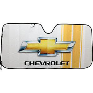 Plasticolor 003706R01 Sun Shade - Yellow and white, Reflective Film, Universal