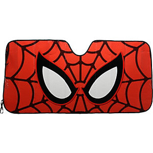 Plasticolor 003707R01 Sun Shade - Black, Red And White, Reflective Film, Universal