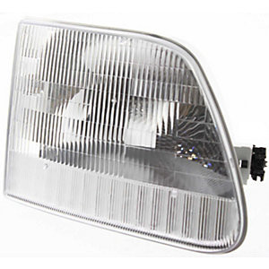 Replacement Halogen Headlight, Passenger Side, From 7-96, With Bulb(s), Clear Lens, w/o Bracket