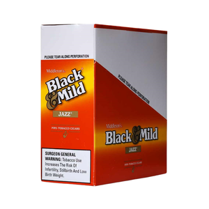 Black & Mild Plastic Tip Jazz Cigars Pack of 5 10ct Black & Mild Plastic Tip Jazz Cigars Pack of 5 10ct