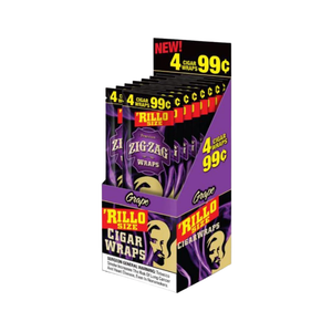 Zig Zag Rillo Size Cigar Wrap 15/4PK Zig Zag Rillo Size Cigar Wrap 15/4PK