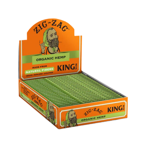 Zig Zag Organic Hemp King Slim Papers (Pack of 24) Zig Zag Organic Hemp King Slim Papers (Pack of 24)