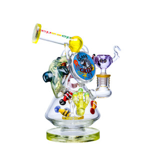 Cheech Glass 10" It’s a Shark Attack! Save Yourself! Here is a Rescue Tube Water Pipe