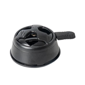 Hookah Heat Management Device - Trifoil Black Hookah Heat Management Device - Trifoil Black