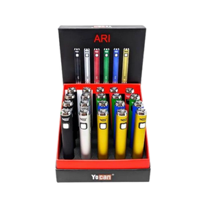 Yocan ARI VV Battery 650mAh Assorted Colors 20ct Yocan ARI VV Battery 650mAh Assorted Colors 20ct