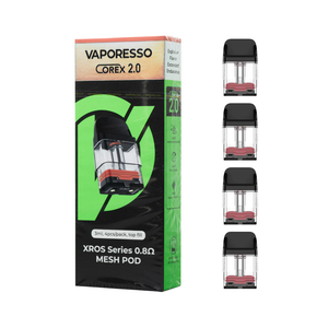Vaporesso XROS Series 0.8ohm 3ml 4/pack Mesh Pod Vaporesso XROS Series 0.8ohm 3ml 4/pack Mesh Pod
