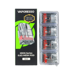 Vaporesso Xros Series 0.8ohm Mesh Pod 3ml (Pack of 4) Vaporesso Xros Series 0.8ohm Mesh Pod 3ml (Pack of 4)