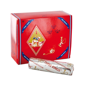 Three Kings Charcoal Box 33mm 100pc Three Kings Charcoal Box 33mm 100pc