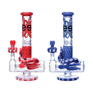 Cheech Glass 14" Can You Tell We Really Like Octopuses Water Pipe Cheech Glass 14" Can You Tell We Really Like Octopuses Water Pipe