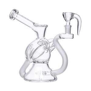 Cheech Glass 8" Clear Recycler Water Pipe Cheech Glass 8" Clear Recycler Water Pipe