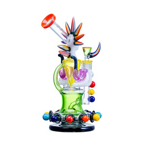 Cheech Glass 11" The Sunshine Water Pipe CHE-304 Cheech Glass 11" The Sunshine Water Pipe CHE-304