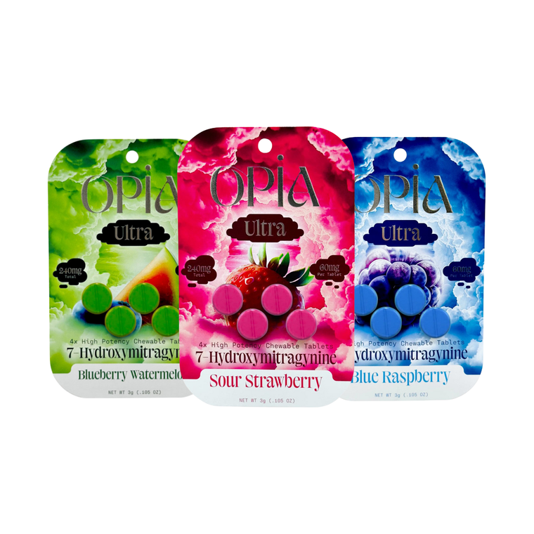 Opia Ultra 7-OH High Potency Chewable Tablets 60mg Per Tablet - Box of 240 Opia Ultra 7-OH High Potency Chewable Tablets 60mg Per Tablet - Box of 240