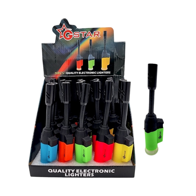 G-Star Bendable Torch 6.25" Tall 20pcs/case G-Star Bendable Torch 6.25" Tall 20pcs/case