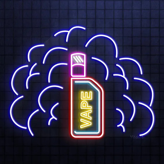 LED Vape Cloud Sign Board
