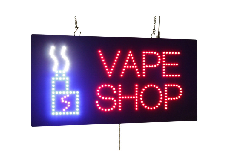 LED Vape & Glass Sign Board