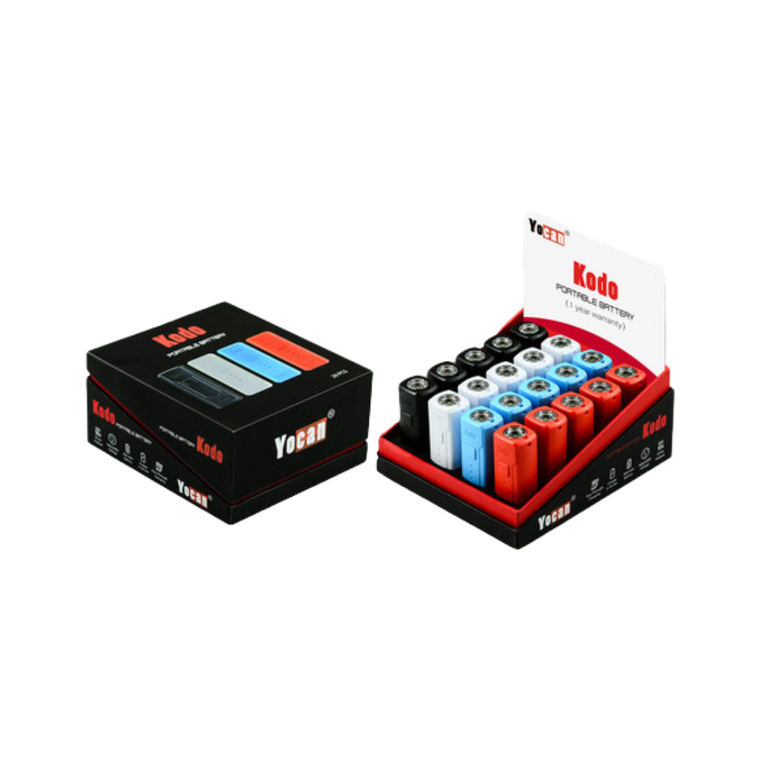 Yocan Kodo 400mah Box Mod - Assorted Display Of 20 Yocan Kodo 400mah Box Mod - Assorted Display Of 20