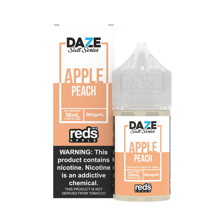 7 Daze Reds Apple Peach Salts 50mg 30ml