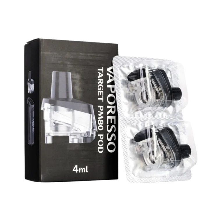 Vaporesso Target PM80 Replacement Pod 4ml 2ct Vaporesso Target PM80 Replacement Pod 4ml 2ct