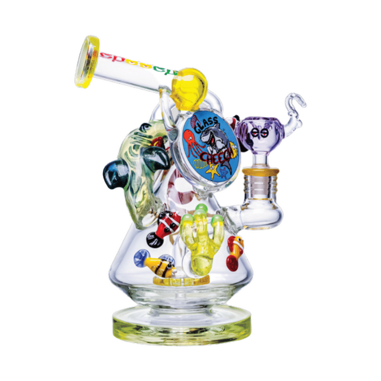 Cheech Glass 10" It’s a Shark Attack! Save Yourself! Here is a Rescue Tube Water Pipe Cheech Glass 10" It’s a Shark Attack! Save Yourself! Here is a Rescue Tube Water Pipe