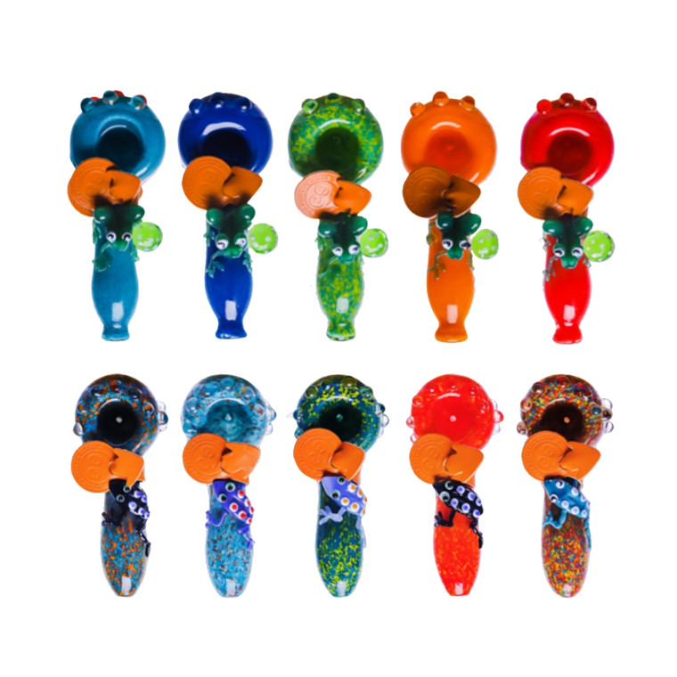 Cheech Glass Frog Hand Pipe Cheech Glass Frog Hand Pipe