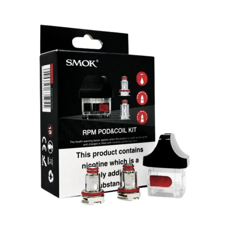 Smok Rpm Replacement Pod & Coils Kit Smok Rpm Replacement Pod & Coils Kit
