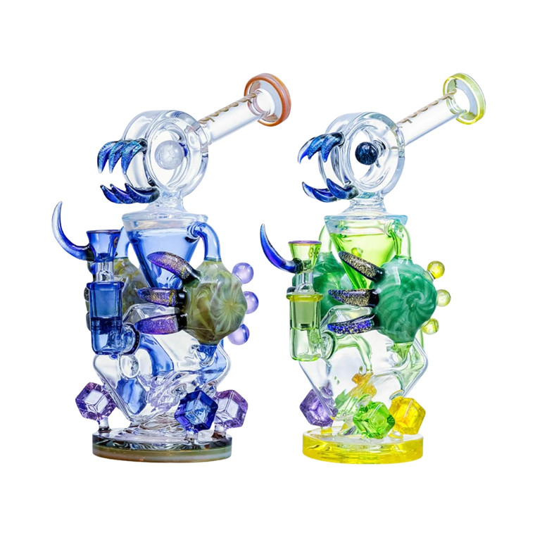 Cheech Glass 11" Full of Thorn Water Pipe Cheech Glass 11" Full of Thorn Water Pipe