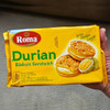 Roma Durian Biskuit Sandwich, 186gr