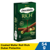 Chocolatos Coated Wafer Roll Rich Dubai Pistachio, 54gr