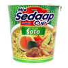 Sedaap Instant Noodle Cup Mi Rasa Soto, 81 Gram 