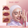 Wardah Lip Cream Glossy Glasting Liquid Lip No.05 Glazing Berry - 3,5gr