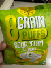 Nola 8 Grain Puffs Sour Cream & Onion (Sour Cream and Onion Flavor), 50gr
