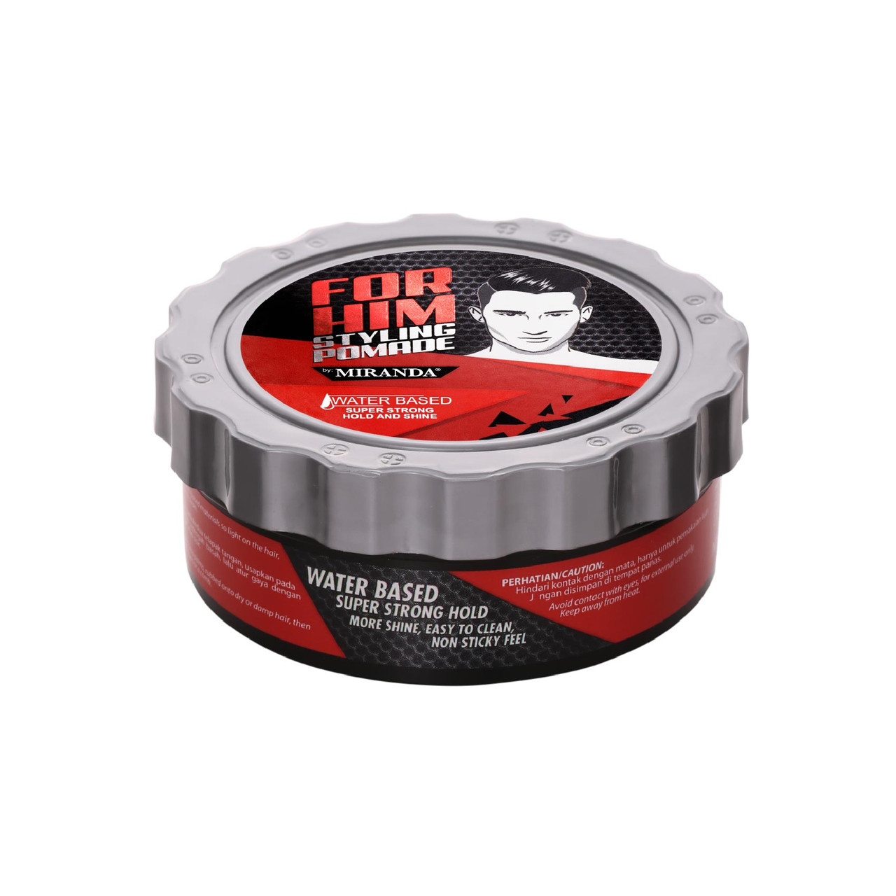 Miranda Pomade Super Strong Hold and Shine (Water Based), 100gr