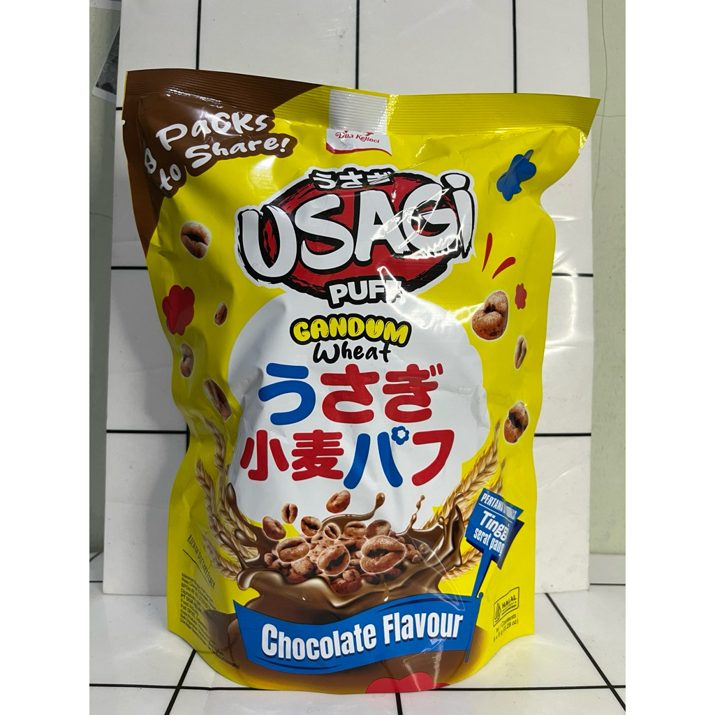 Usagi Puff Chocolate Share Pack, 80g (8 pieces x 8g)