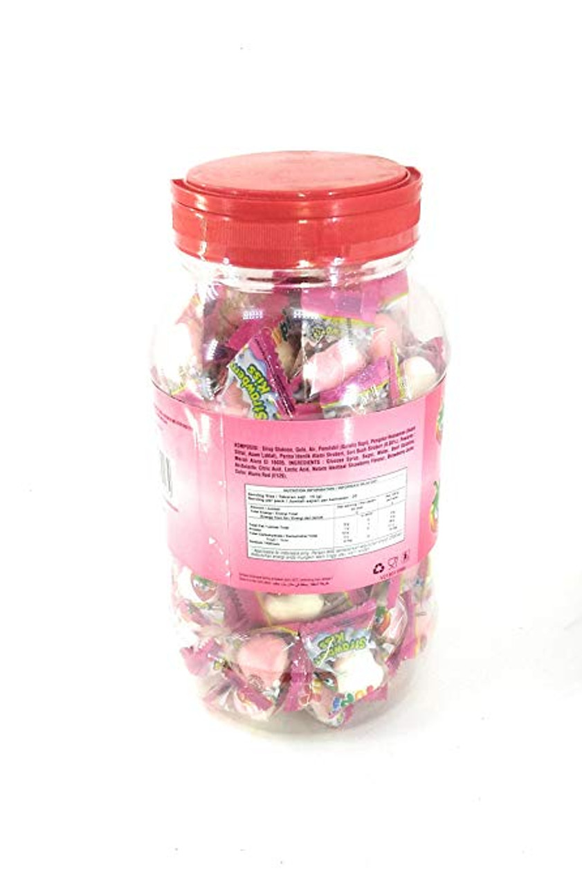 Yupi Gummy Candy Strawberry Kiss, 300 Gram / 10 Oz