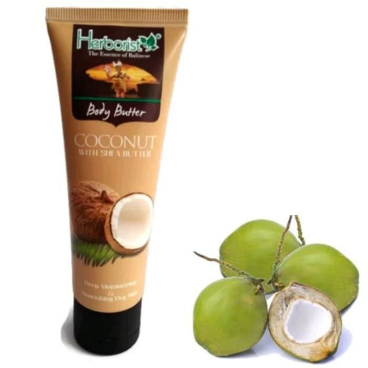 Herborist Body Butter COCONUT Tube 80 gram  - Indonesian