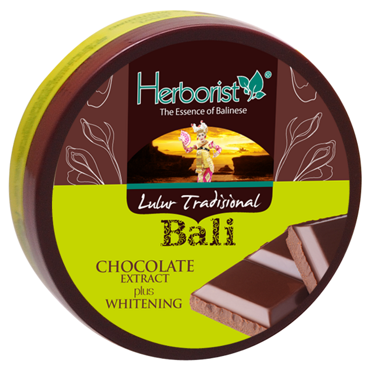 Herborist Lulur Chocolate plus Whitening (200 Gram)