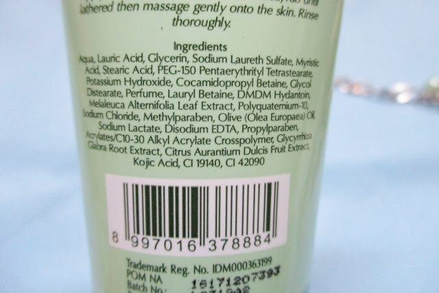 facial foam herborist tea tree