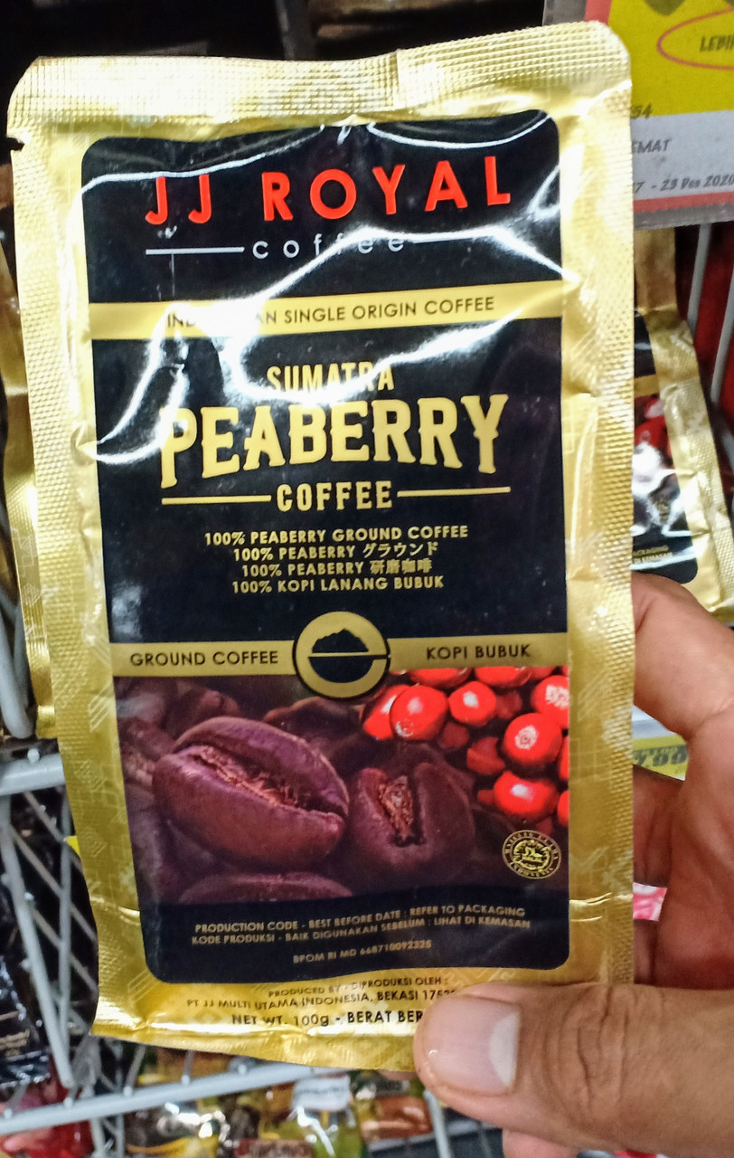 コーヒー SUMATRA KING GAYO PEABERRY 100GR s-l400.jpg