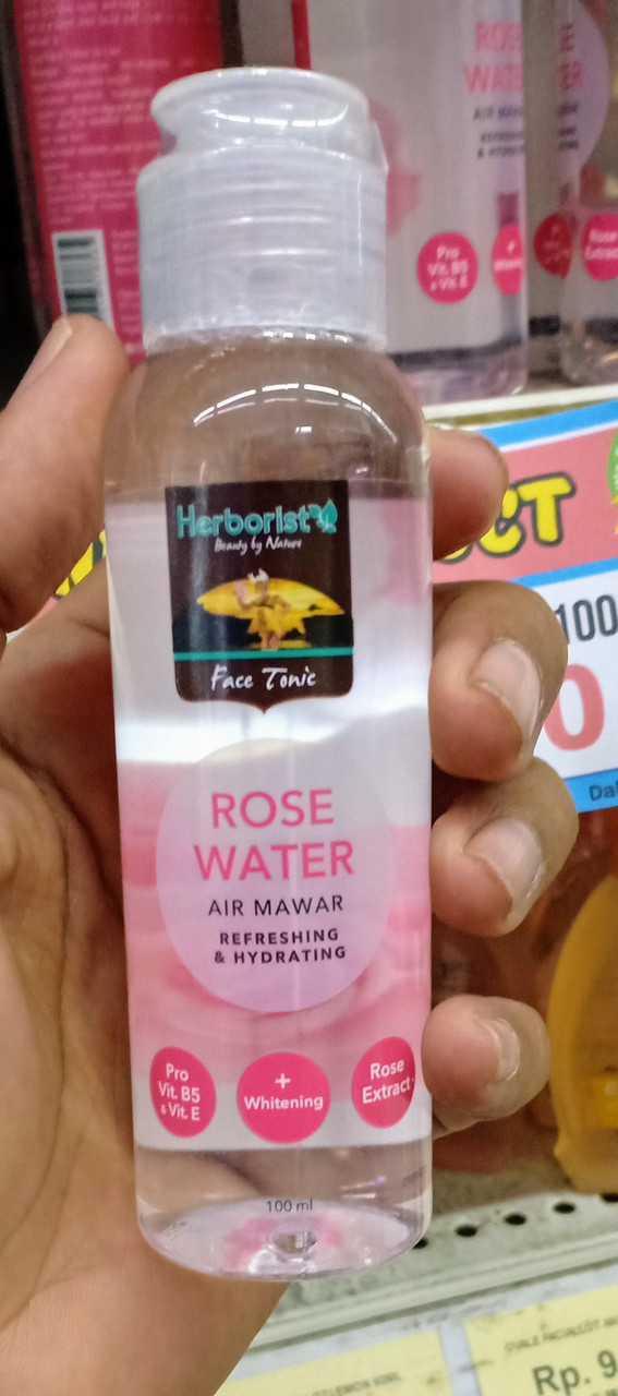 Herborist Face Tonic Rose Water, 100 Ml