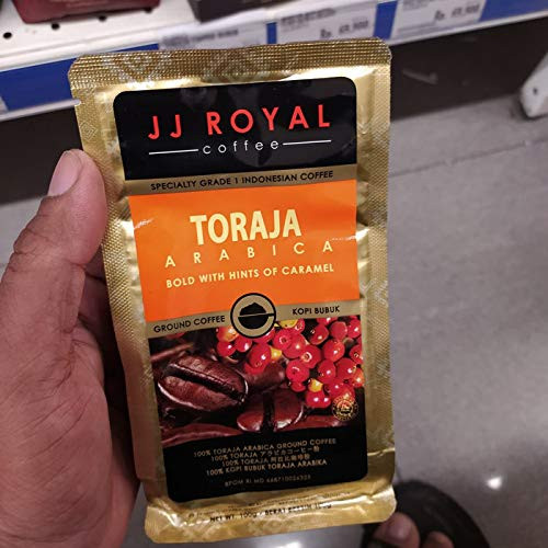 JJ Royal Toraja Arabica (Ground Coffee), 100 Gram - Javanese Taste