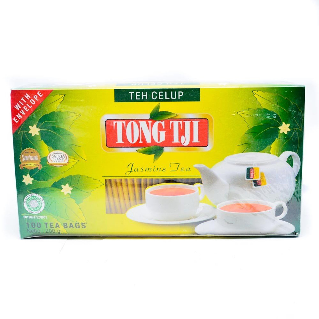 Tong Tji jasmine Tea 100-ct, with Envelope - UD Jawa Berkah Makmur