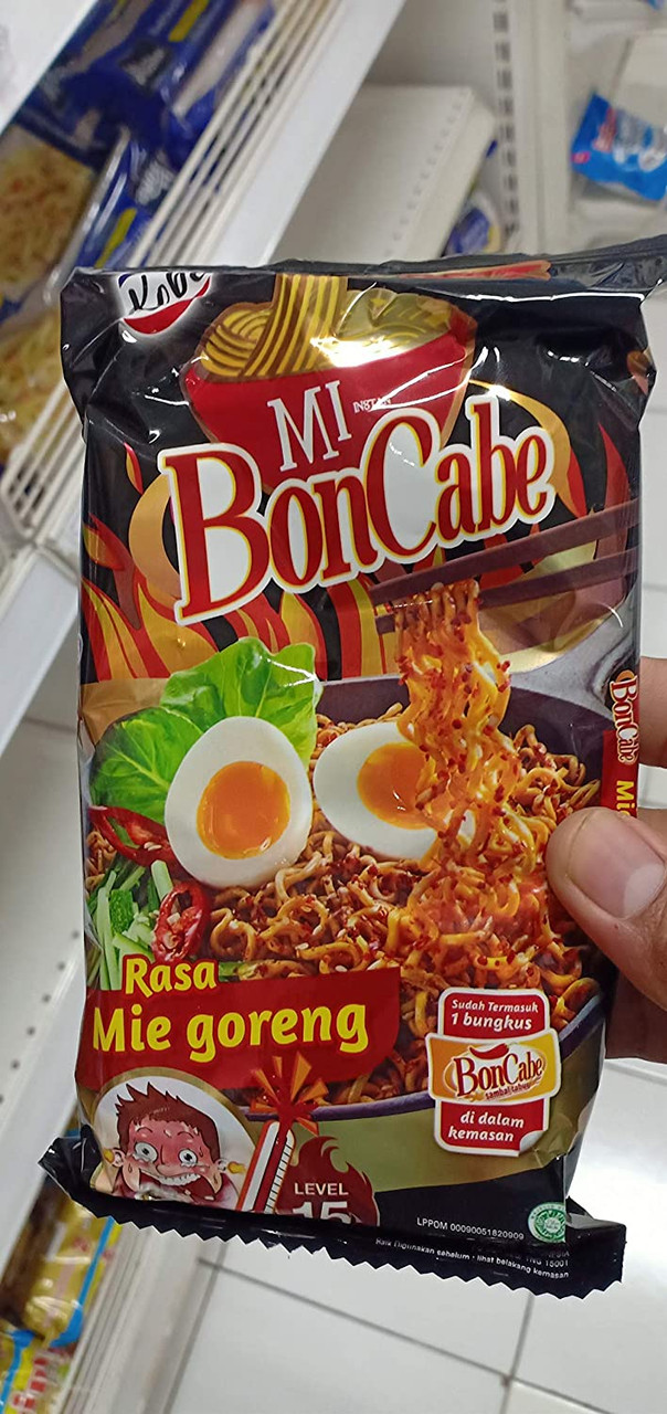 Kobe Bon Cabe Fried Noodle Instant Mie Goreng, 105 Gram